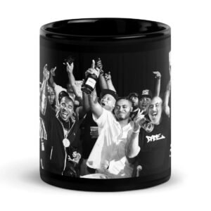DC x Nas Celebration Black Glossy Mug