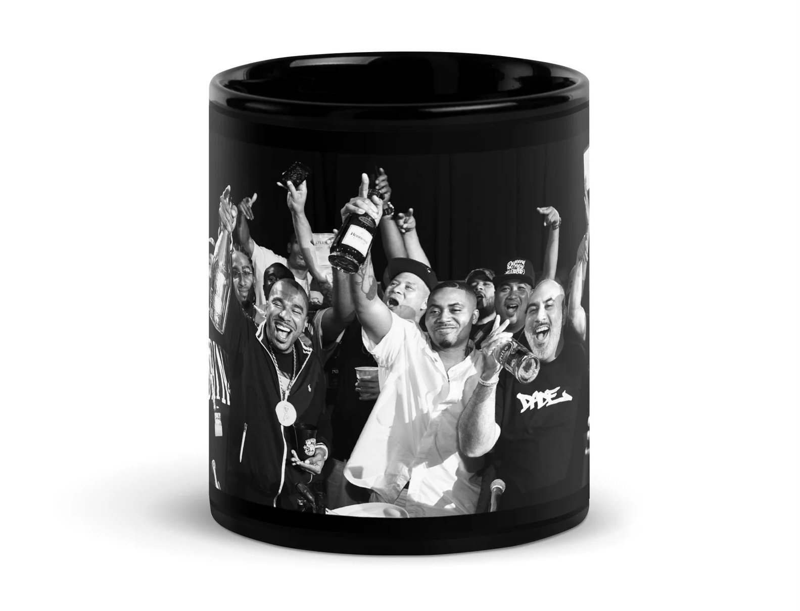 DC x Nas Celebration Black Glossy Mug